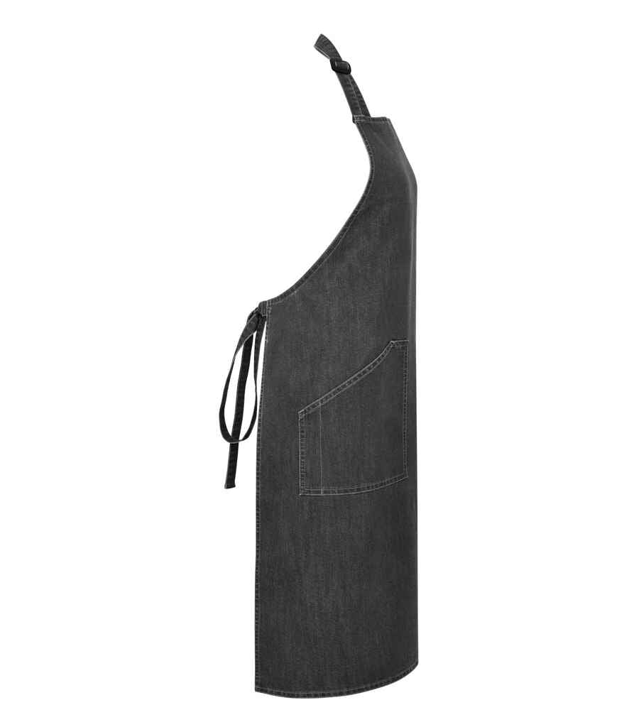 Brand Lab Denim Adjustable Bib Pocket Apron