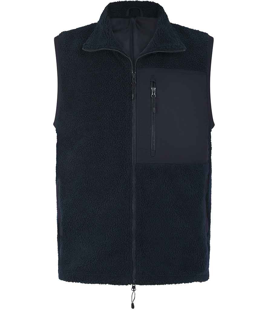 Front Row Recycled Sherpa Gilet