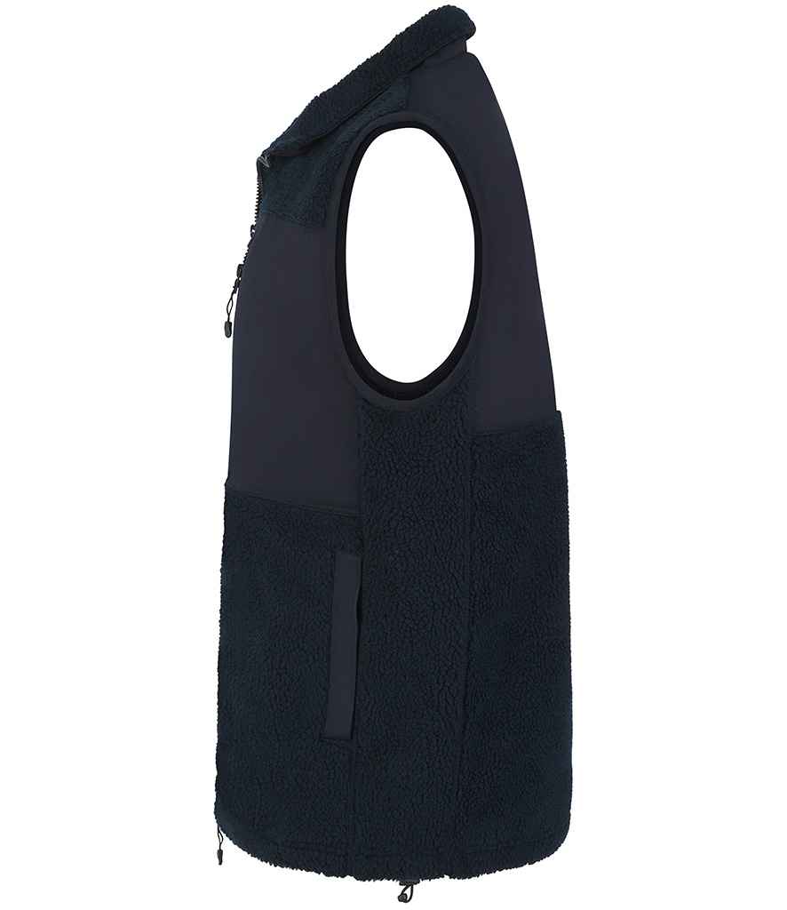 Front Row Recycled Sherpa Gilet