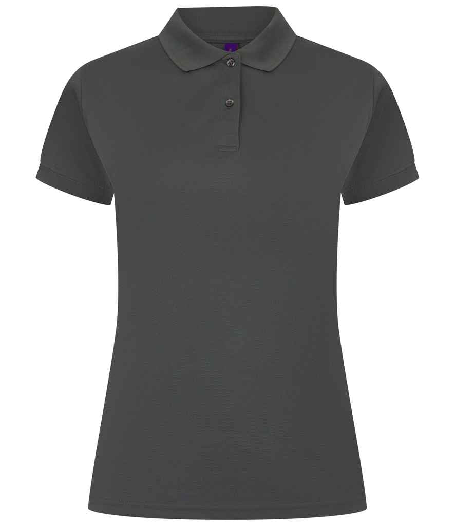 Henbury Ladies Coolplus® Wicking Piqué Polo Shirt