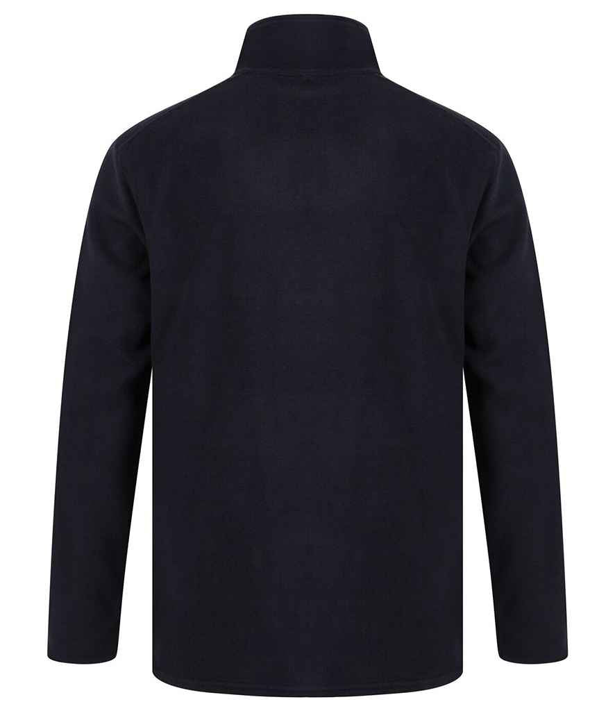 Henbury Zip Neck Micro Fleece