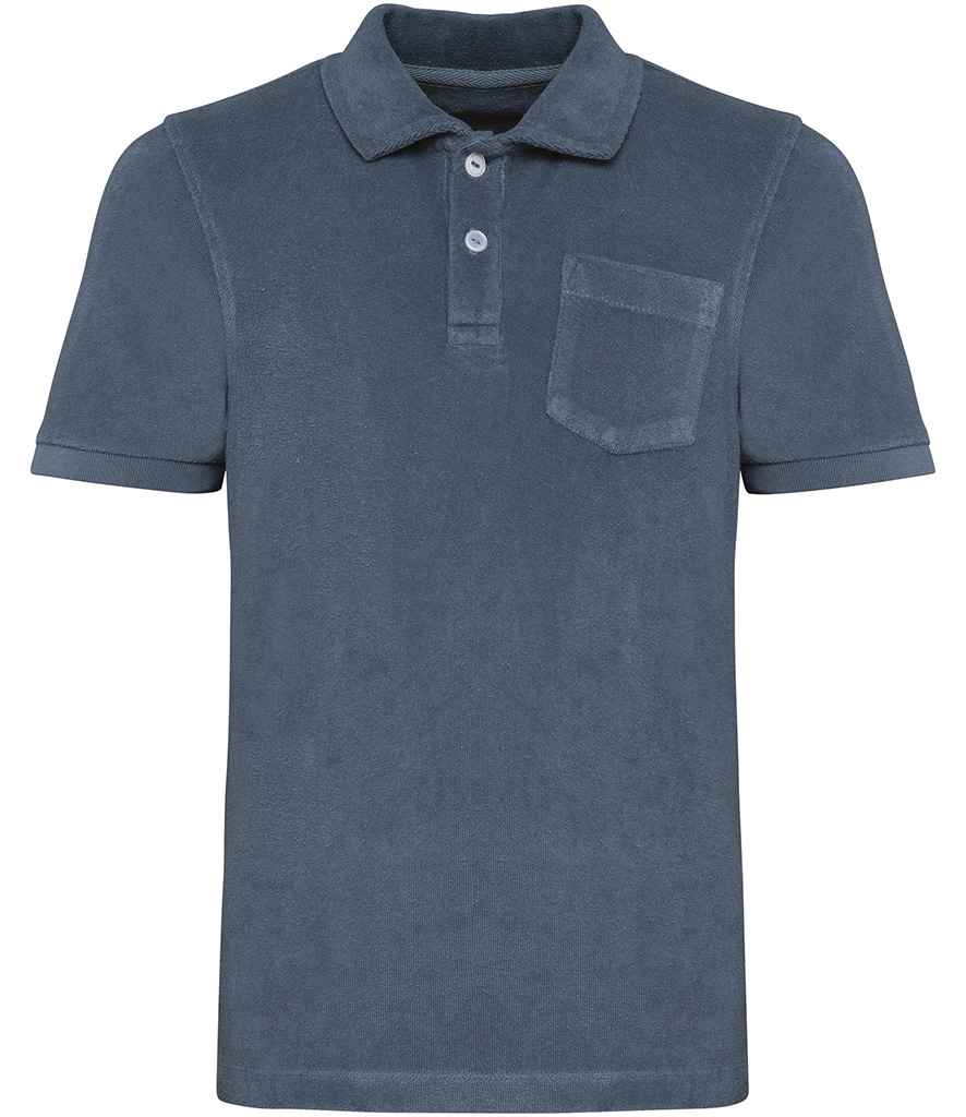 Native Spirit Kids Terry Towel Polo Shirt