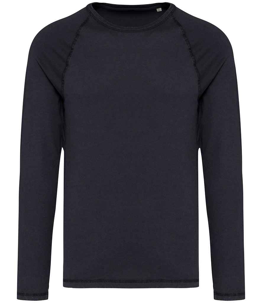 Native Spirit Raglan Long Sleeve Washed T-Shirt Native Spirit