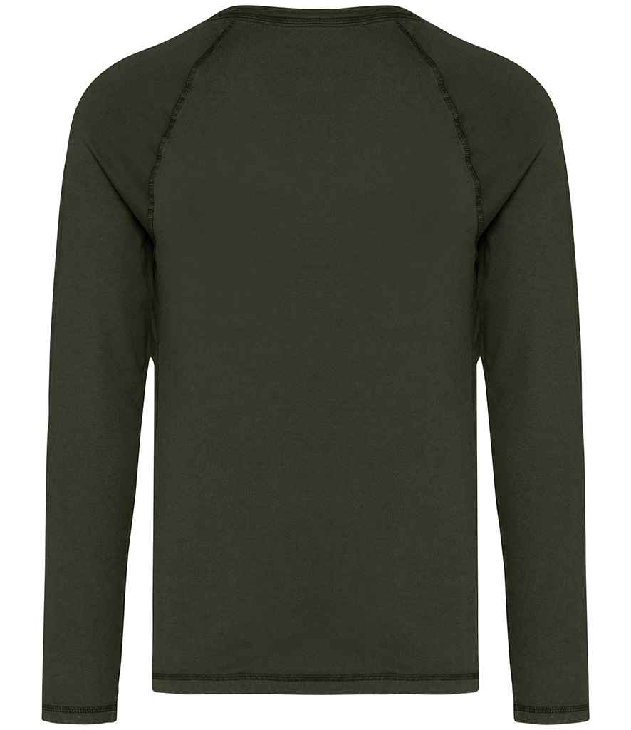 Native Spirit Raglan Long Sleeve Washed T-Shirt Native Spirit
