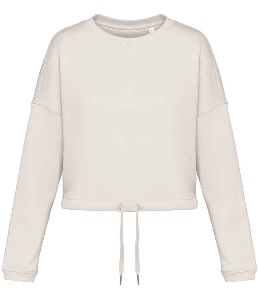 Native Spirit Ladies Oversized Cropped Sweatshirt Native Spirit