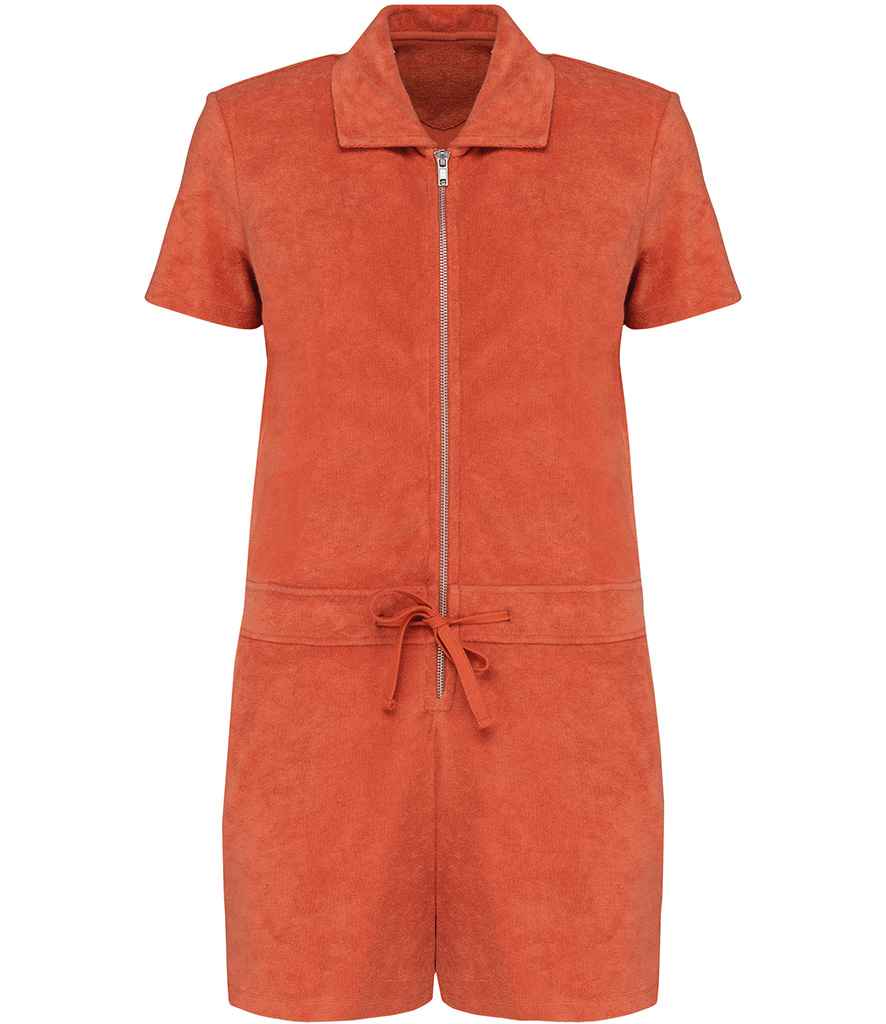 Native Spirit Ladies Terry Towel Short Overall Native Spirit