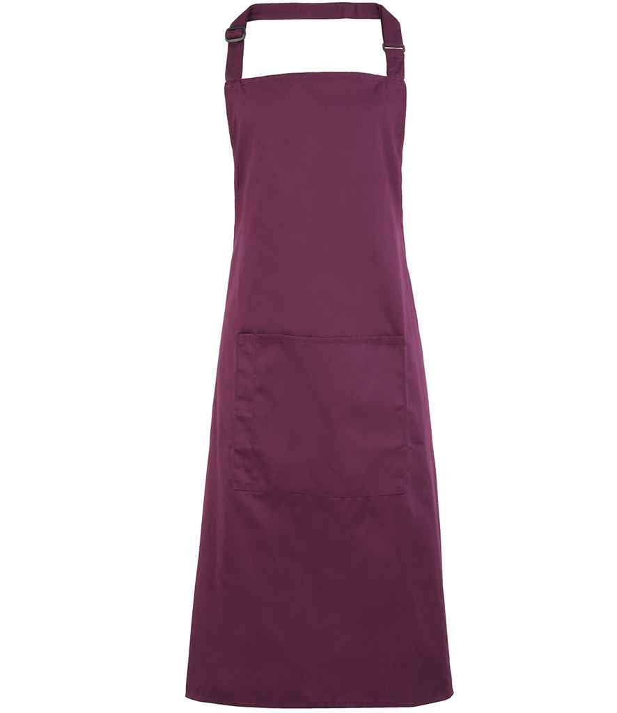 Premier 'Colours' Bib Apron with Pocket Premier