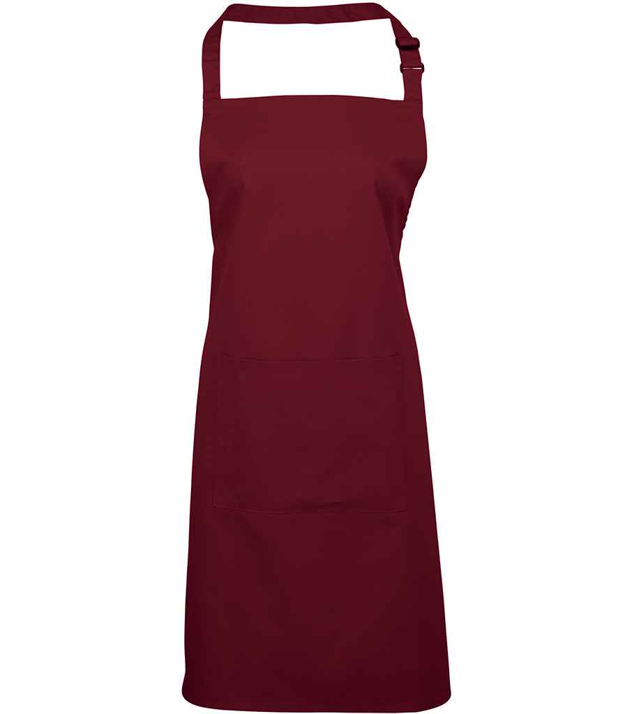 Premier 'Colours' Bib Apron with Pocket Premier