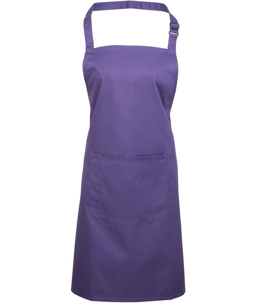 Premier 'Colours' Bib Apron with Pocket Premier