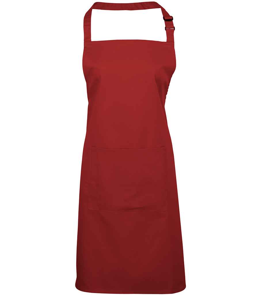 Premier 'Colours' Bib Apron with Pocket Premier