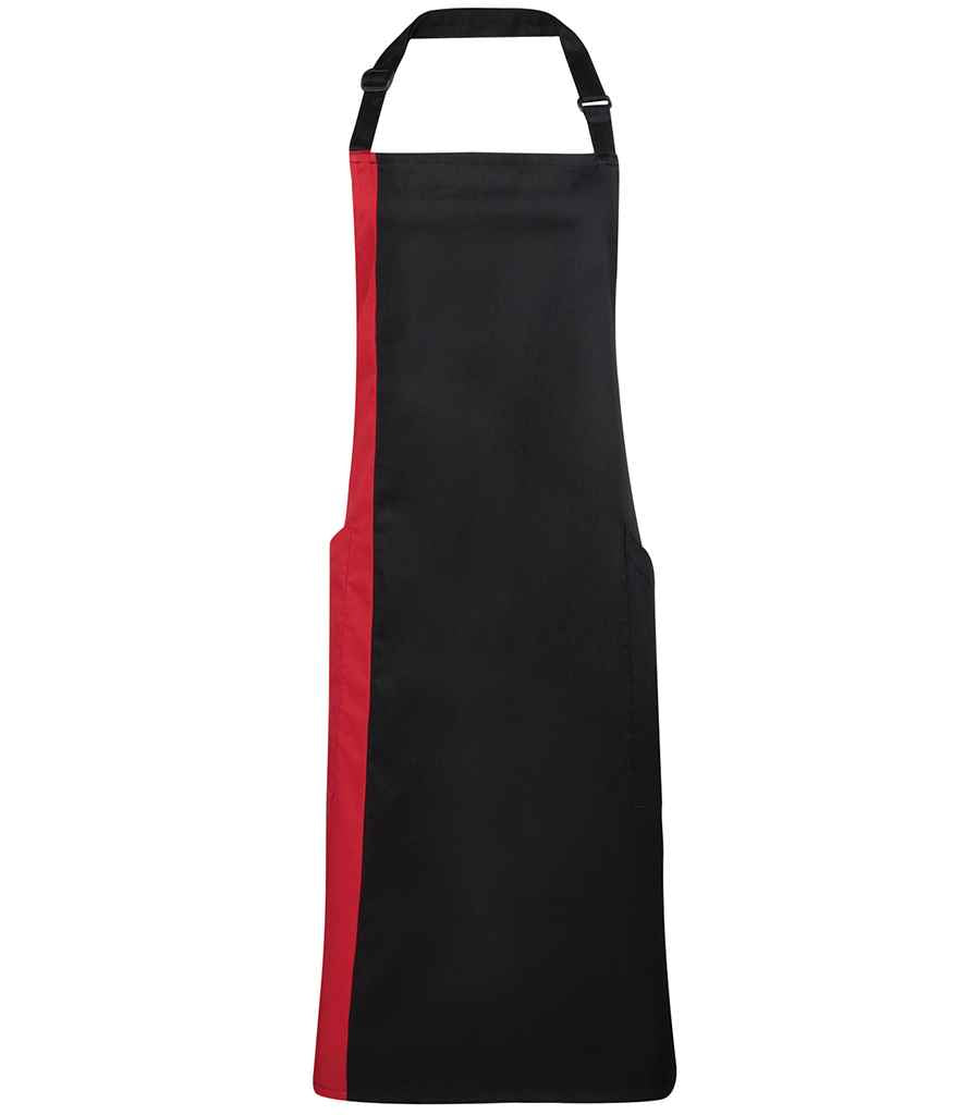 Premier Contrast Bib Apron Premier