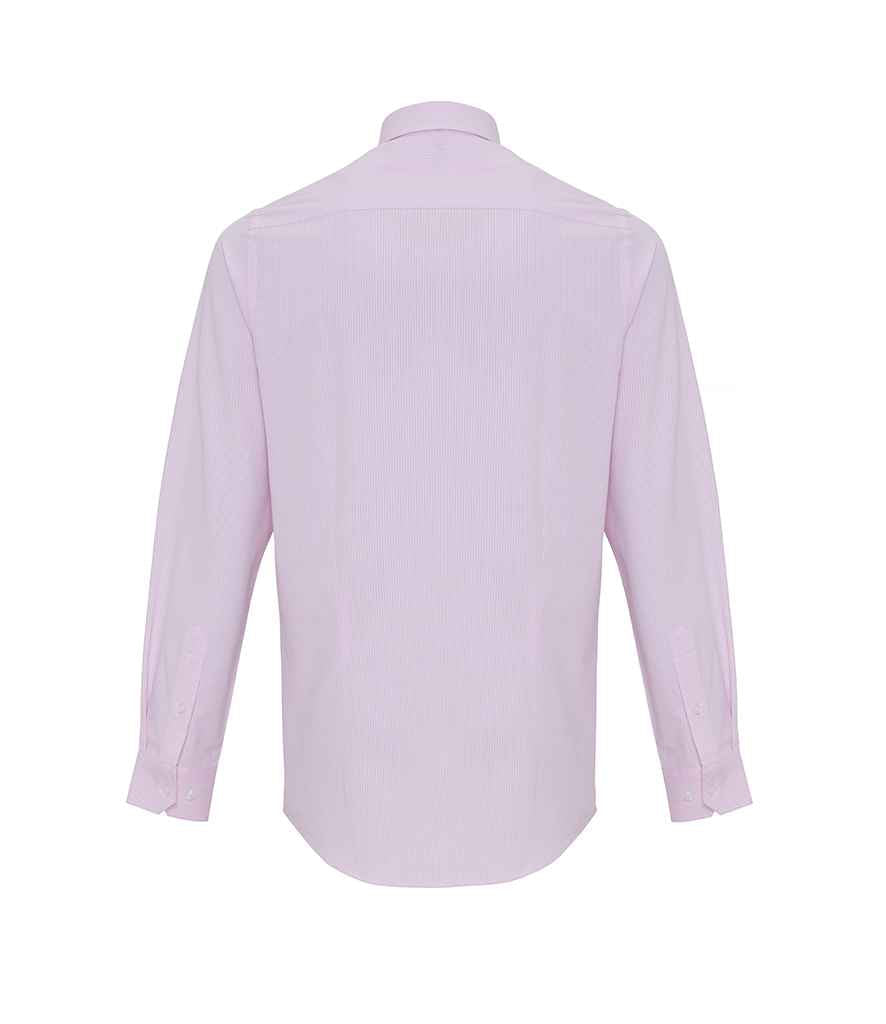 Premier Long Sleeve Striped Oxford Shirt Premier