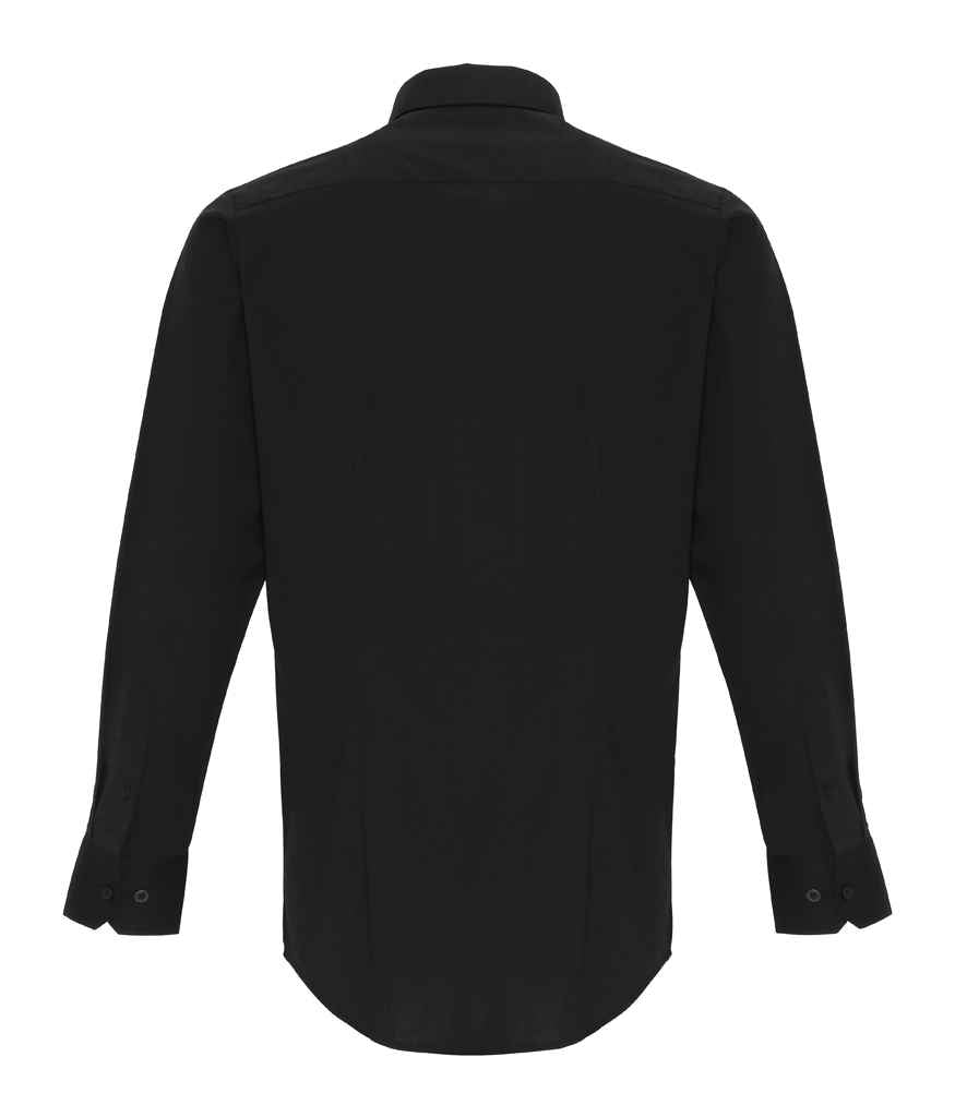 Premier Long Sleeve Stretch Fit Poplin Shirt Premier