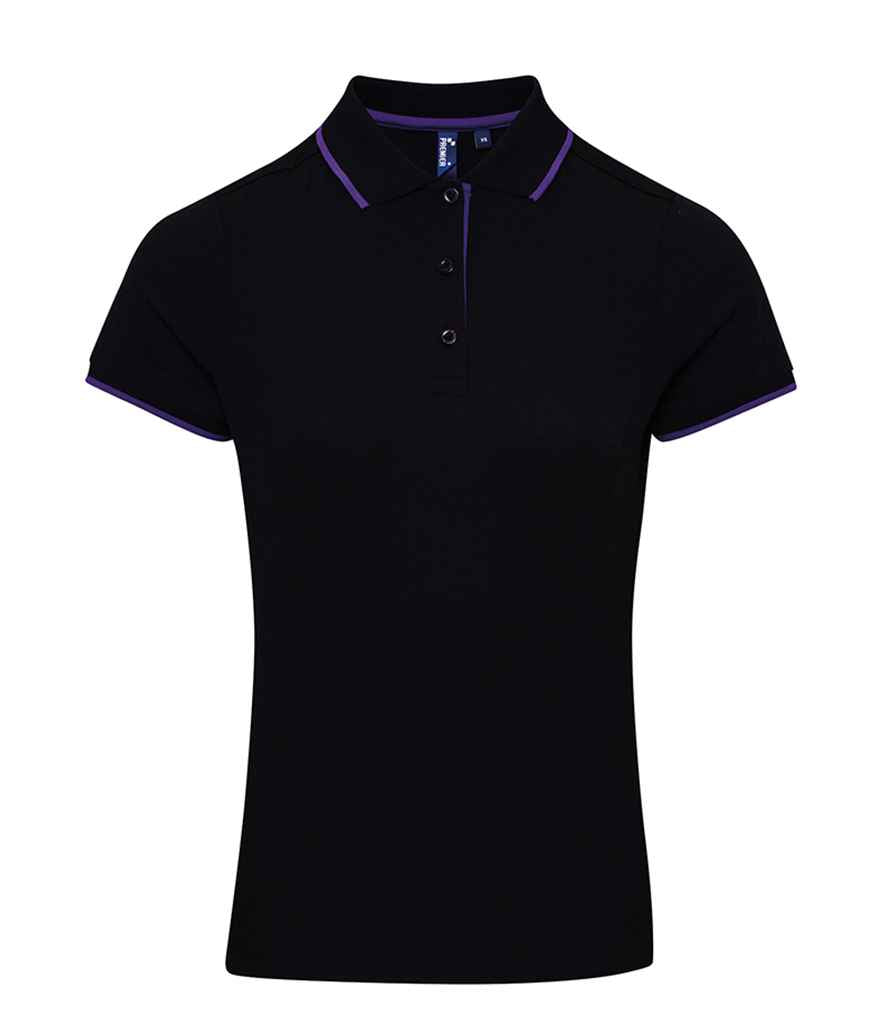 Premier Ladies Contrast Coolchecker® Piqué Polo Shirt Premier