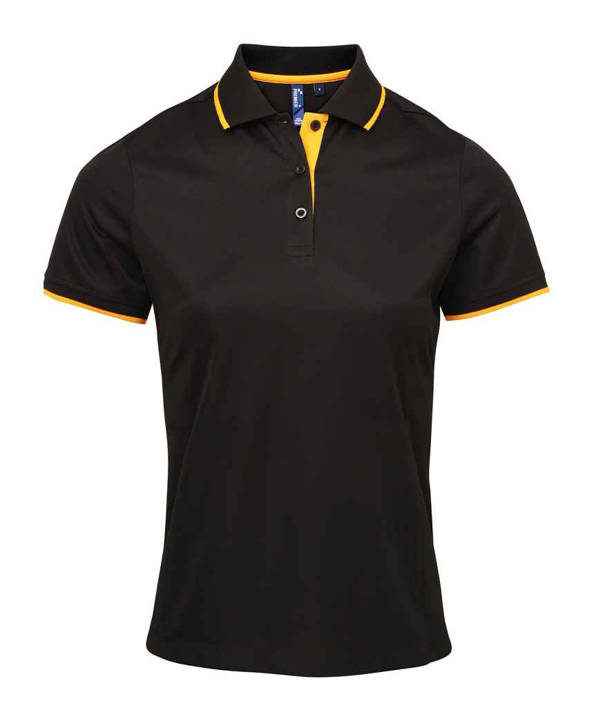 Premier Ladies Contrast Coolchecker® Piqué Polo Shirt Premier