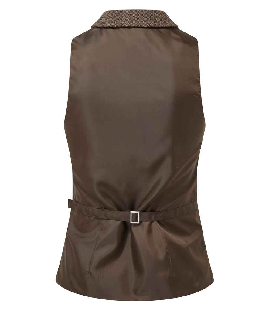 Premier Ladies Herringbone Waistcoat Premier