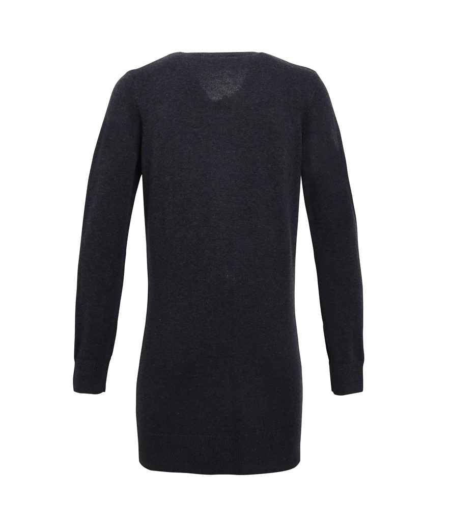 Premier Ladies Longline V Neck Cardigan Premier