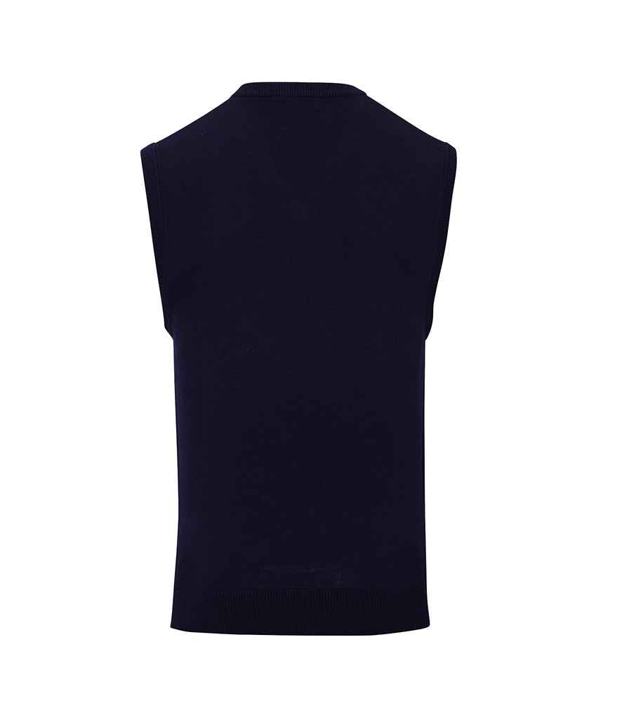 Premier Sleeveless Cotton Acrylic V Neck Sweater Premier