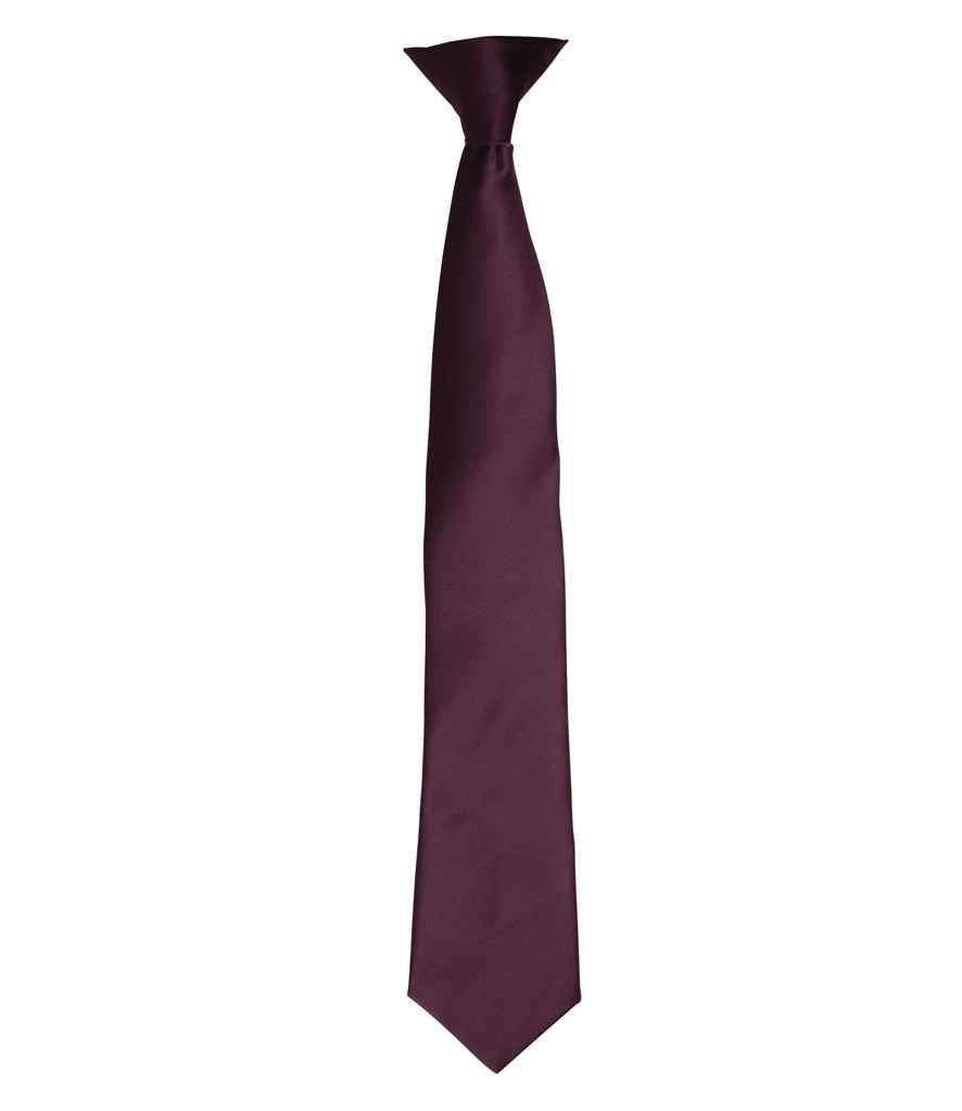 Premier 'Colours' Satin Clip Tie Premier