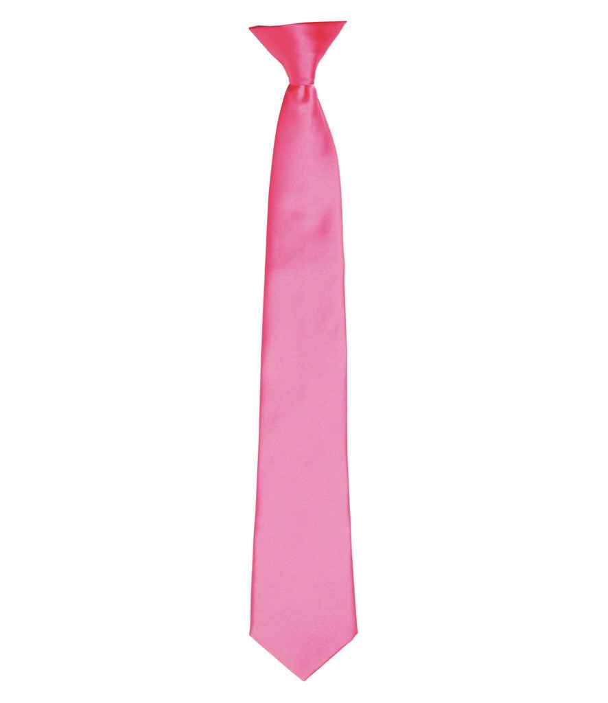 Premier 'Colours' Satin Clip Tie Premier