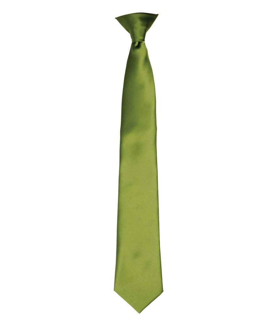 Premier 'Colours' Satin Clip Tie Premier