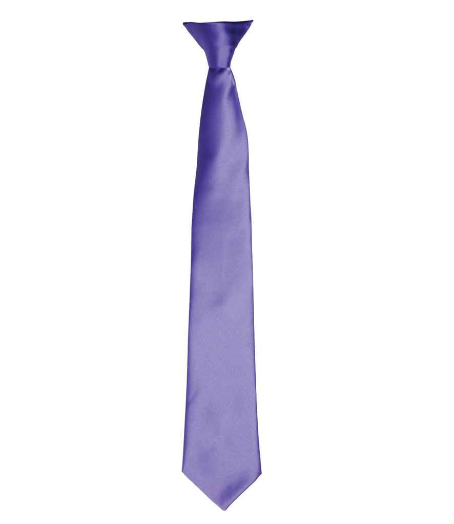 Premier 'Colours' Satin Clip Tie Premier