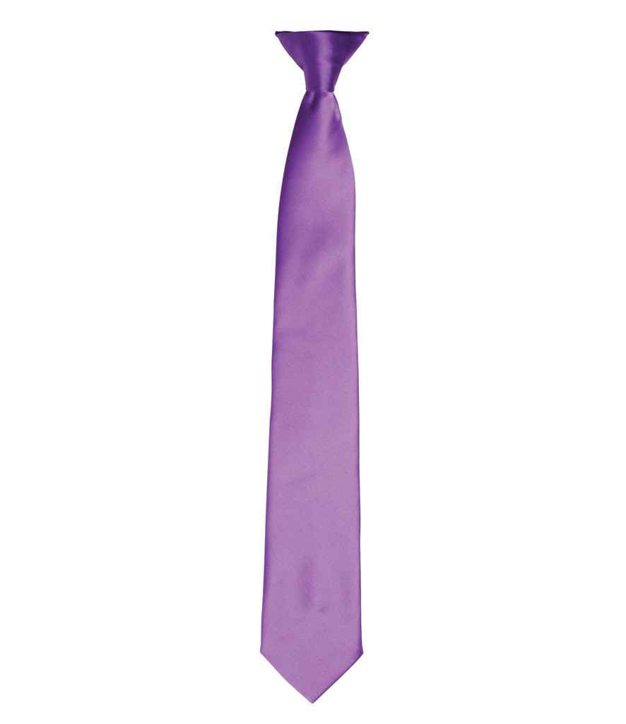 Premier 'Colours' Satin Clip Tie Premier