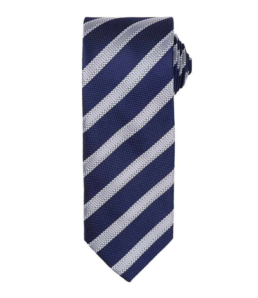 Premier Waffle Stripe Tie Premier