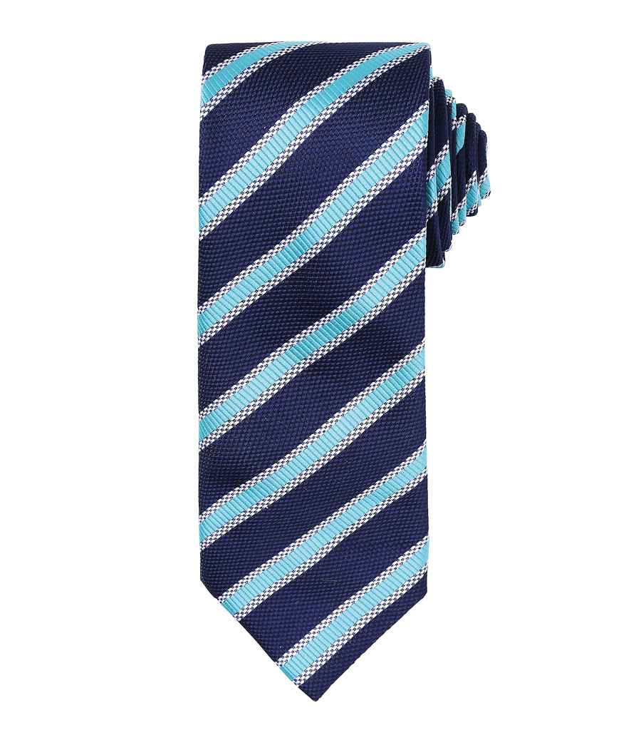 Premier Waffle Stripe Tie Premier