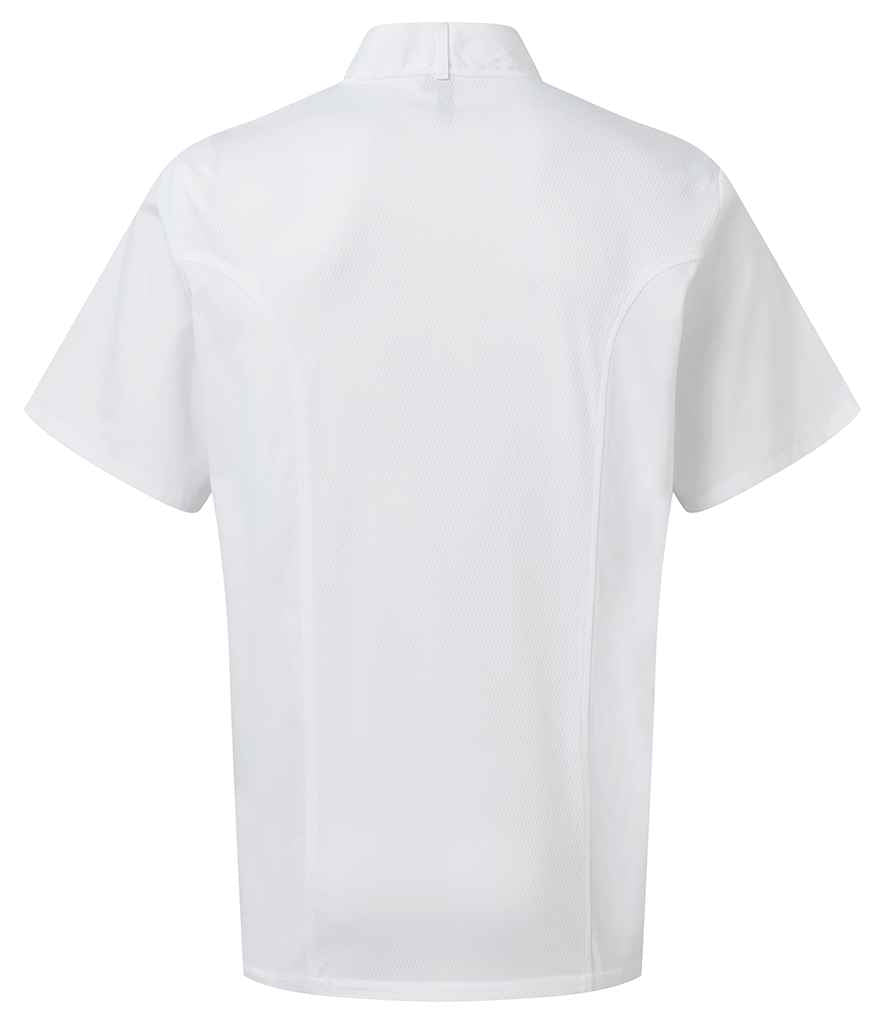 Premier Coolchecker® Short Sleeve Chef's Jacket Premier