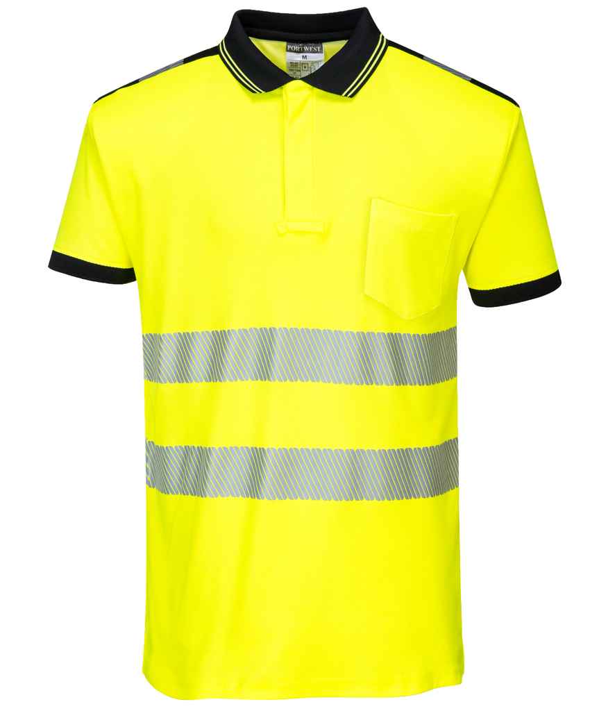 Portwest PW3 Hi-Vis Polo Shirt Portwest