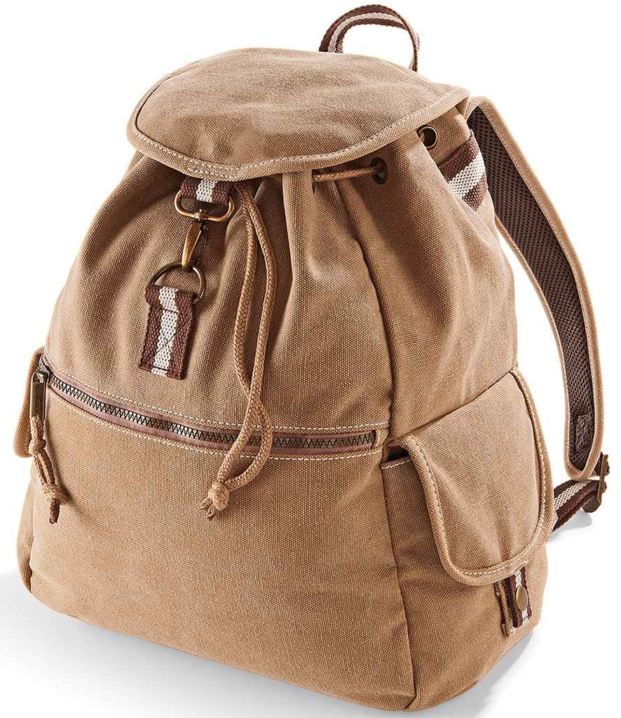Quadra Vintage Canvas Backpack Quadra