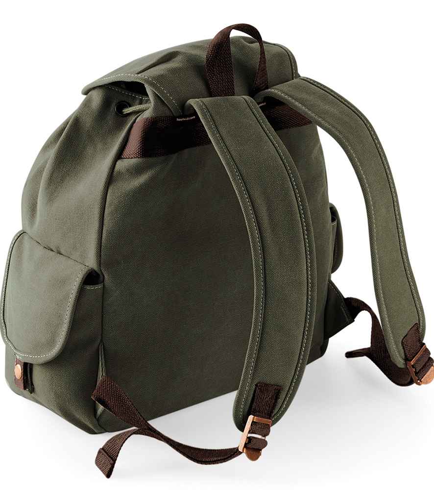 Quadra Vintage Canvas Backpack Quadra