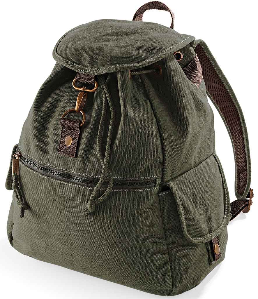 Quadra Vintage Canvas Backpack Quadra