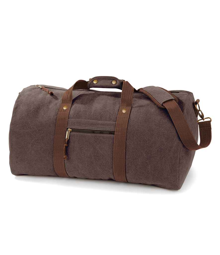 Quadra Vintage Canvas Holdall Quadra