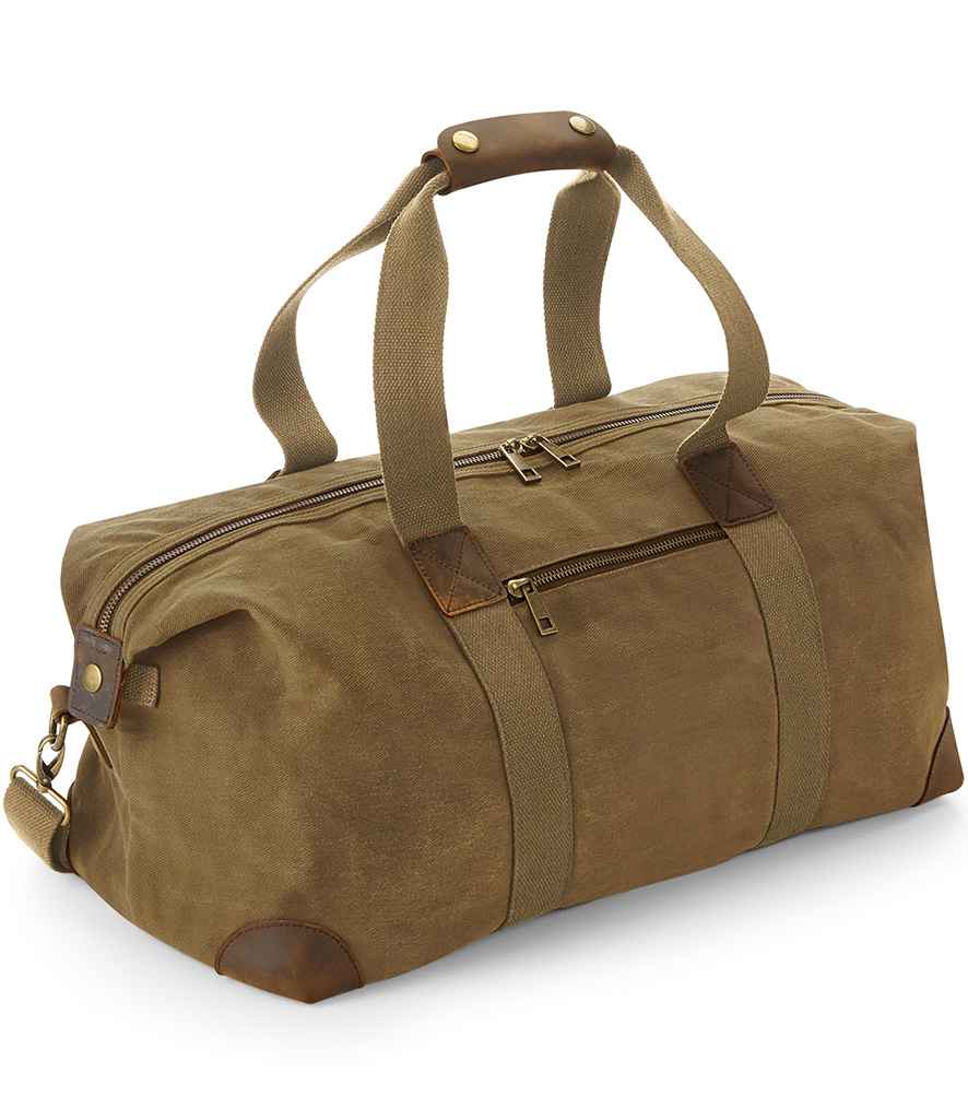 Quadra Heritage Waxed Canvas Holdall Quadra