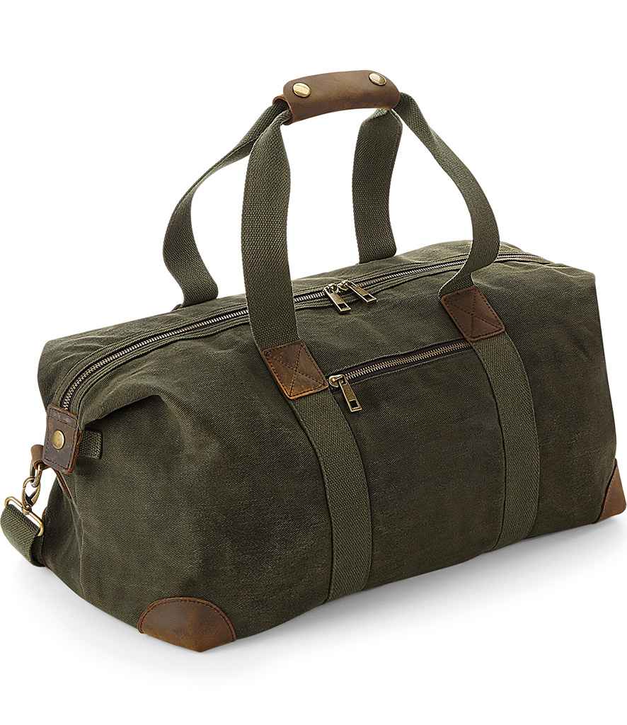 Quadra Heritage Waxed Canvas Holdall Quadra