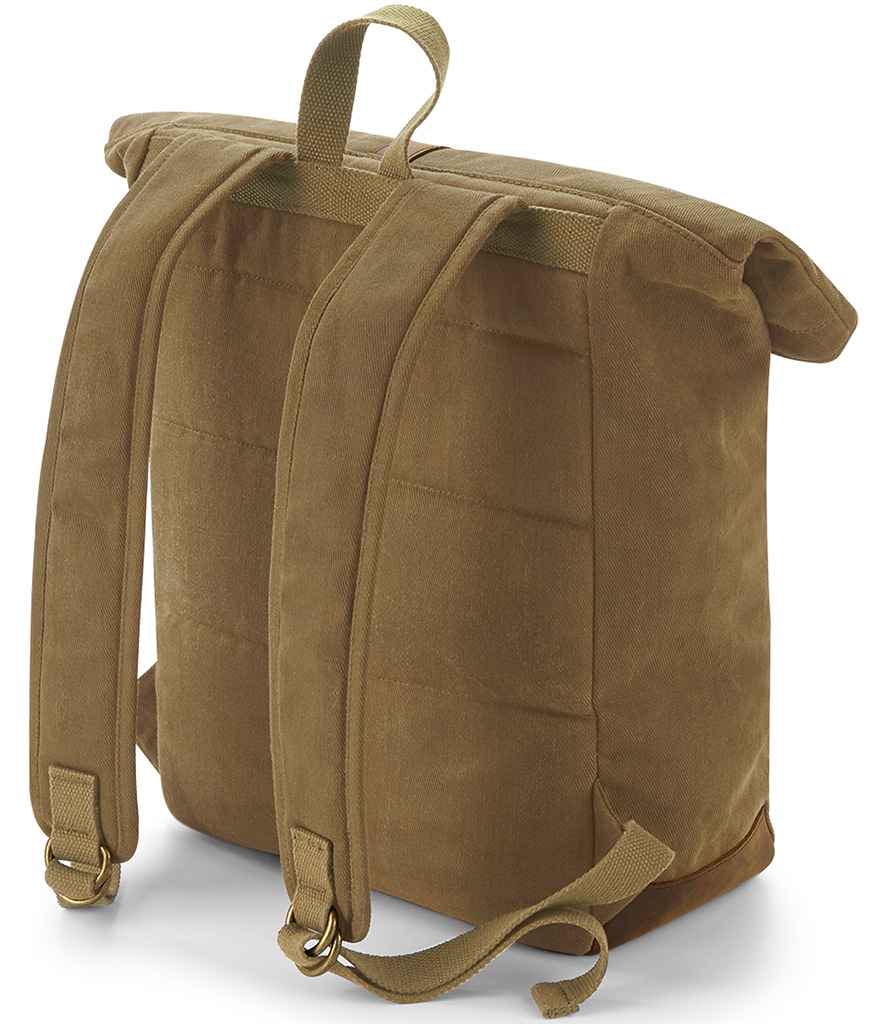 Quadra Heritage Waxed Canvas Backpack Quadra