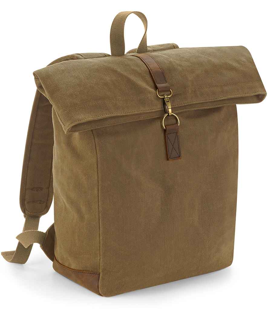 Quadra Heritage Waxed Canvas Backpack Quadra