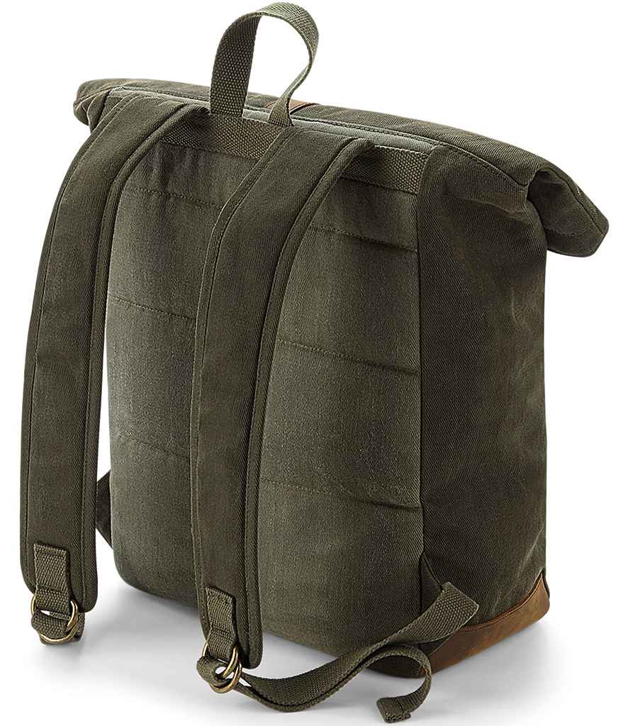 Quadra Heritage Waxed Canvas Backpack Quadra