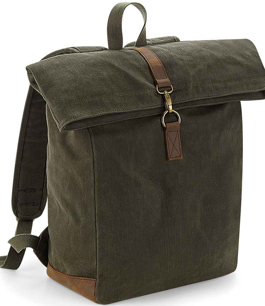 Quadra Heritage Waxed Canvas Backpack Quadra