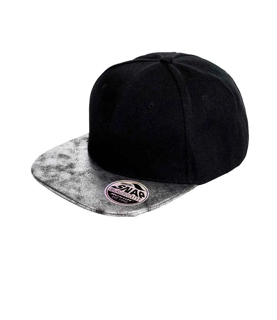 Result Bronx Glitter Snapback Cap Result Headwear