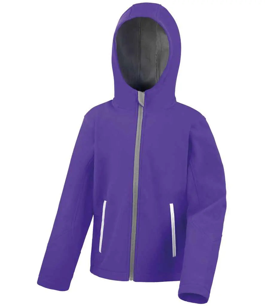 Result Core Kids TX Performance Hooded Soft Shell Jacket Result Core