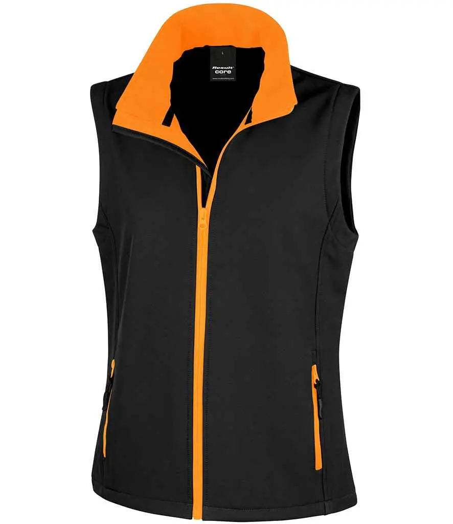 Result Core Ladies Printable Soft Shell Bodywarmer Result Core