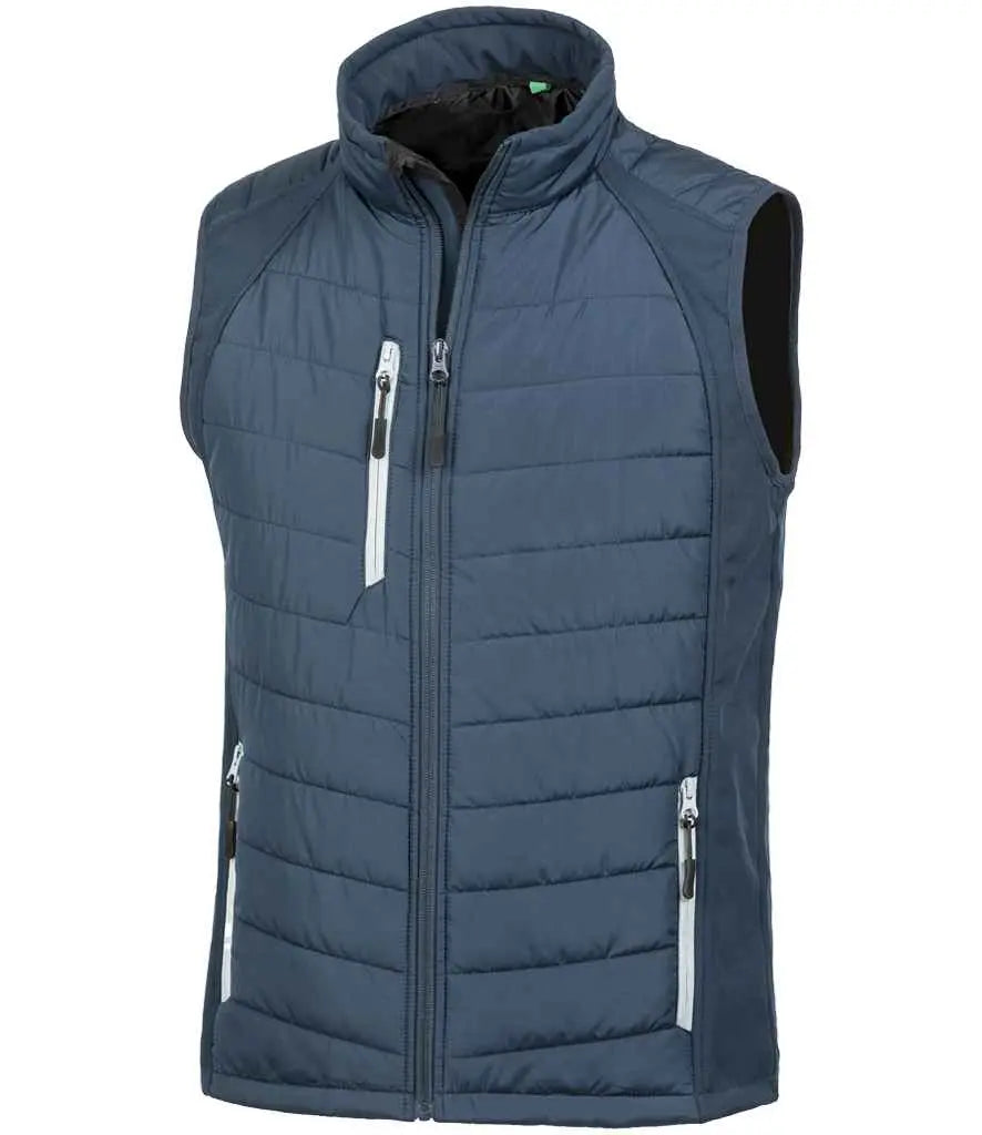 Result Genuine Recycled Compass Padded Gilet Result Genuine Recycled