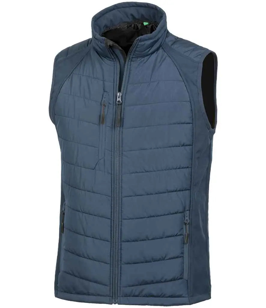 Result Genuine Recycled Compass Padded Gilet Result Genuine Recycled