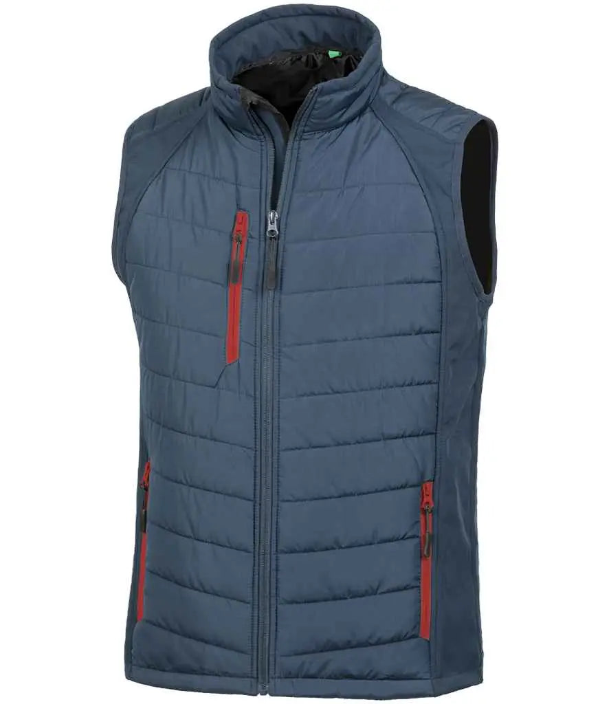 Result Genuine Recycled Compass Padded Gilet Result Genuine Recycled