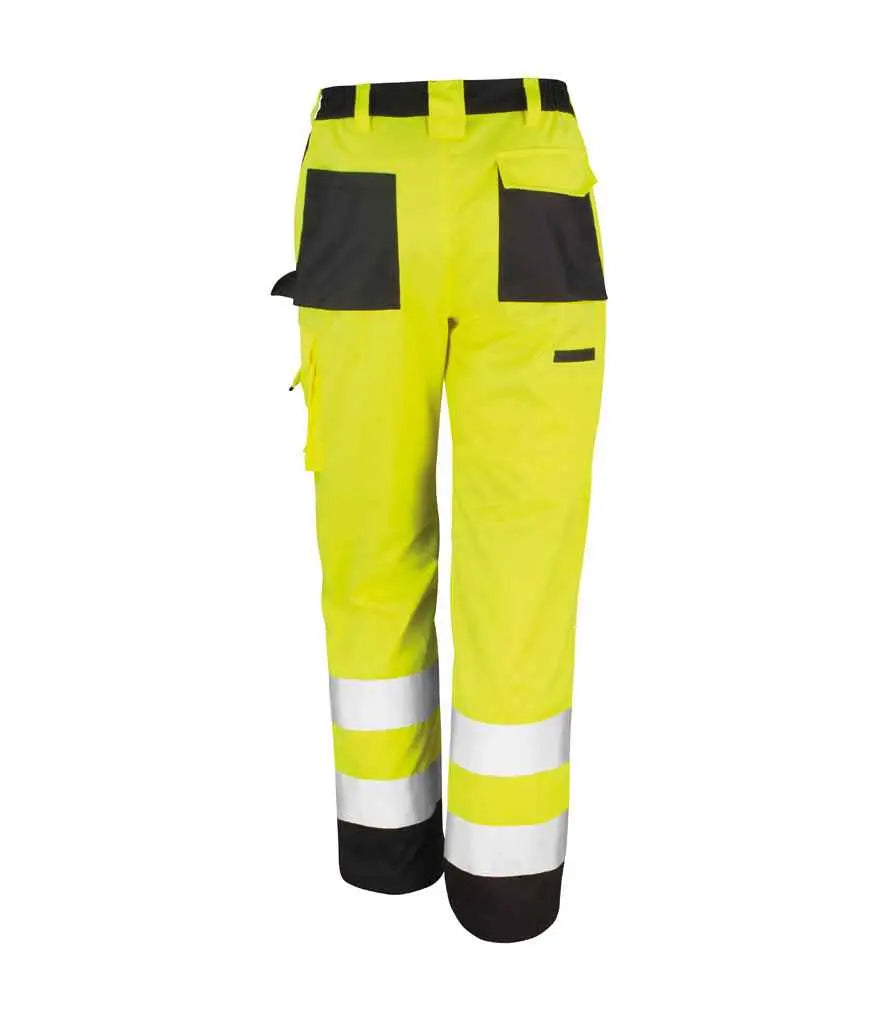 Result Safe-Guard Hi-Vis Cargo Trousers Result Safe-Guard