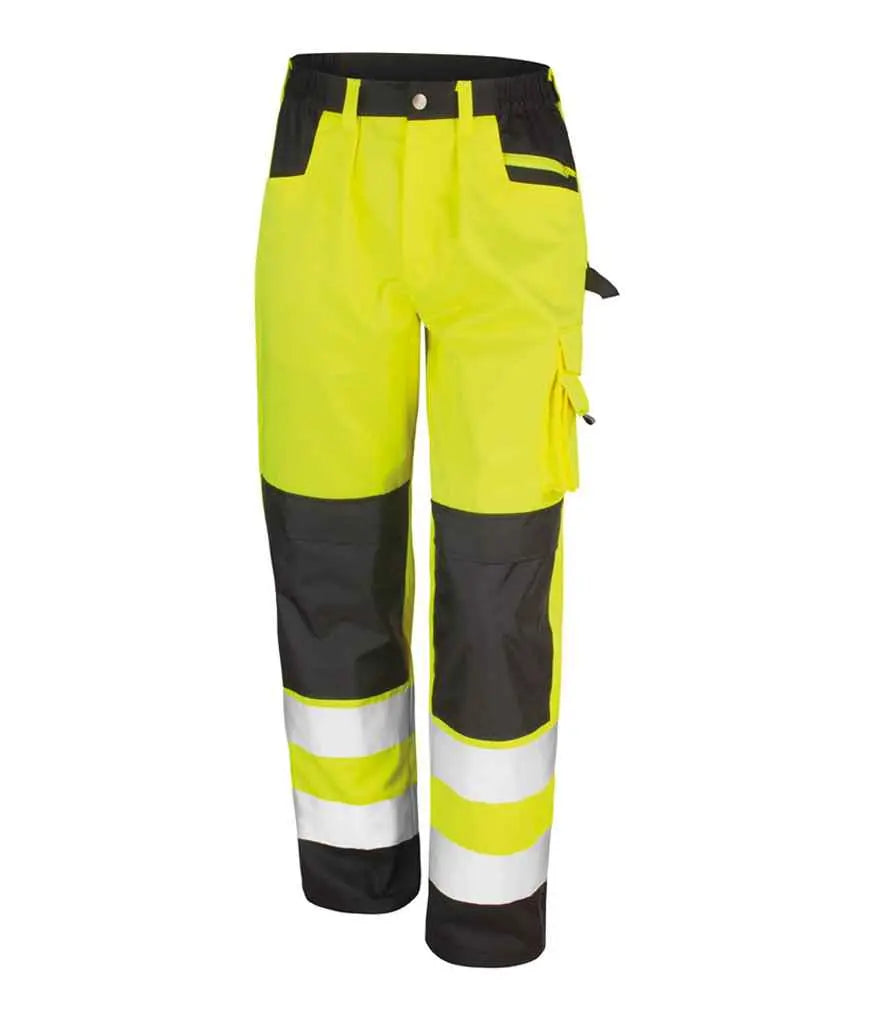 Result Safe-Guard Hi-Vis Cargo Trousers Result Safe-Guard