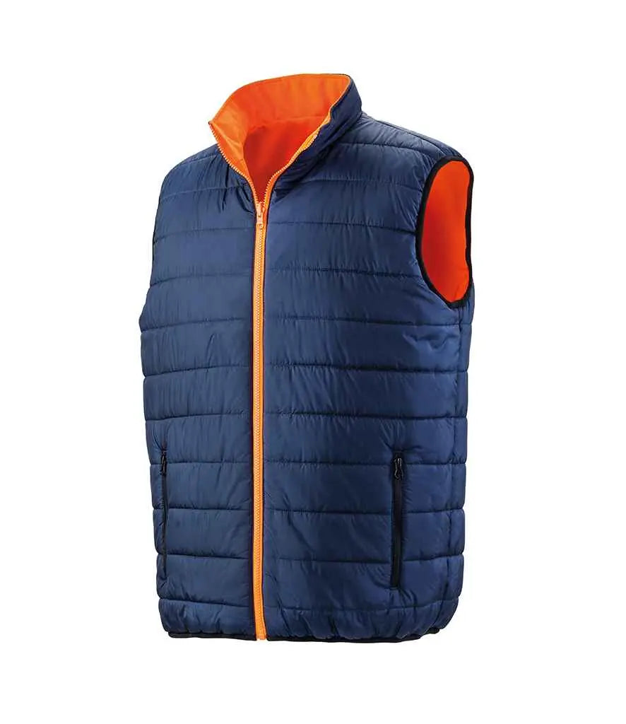 Result Safe-Guard Reversible Soft Padded Gilet Result Safe-Guard